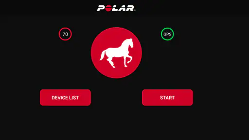 Polar Equine App screenshot
