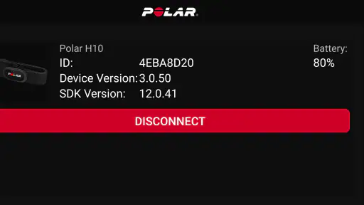 Polar Equine App screenshot