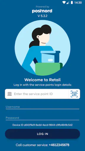 PostNord Retail Agent screenshot