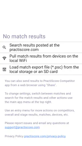 PractiScore Competitor screenshot