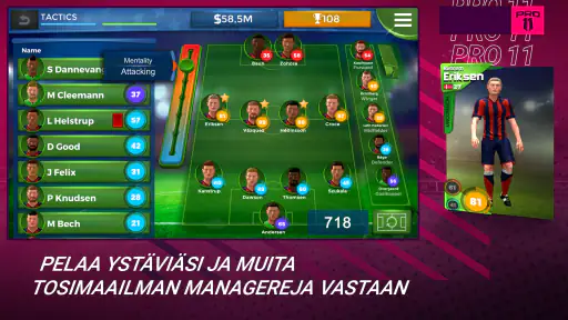 Pro 11 - Football Manager Game screenshot