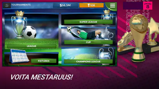 Pro 11 - Football Manager Game screenshot