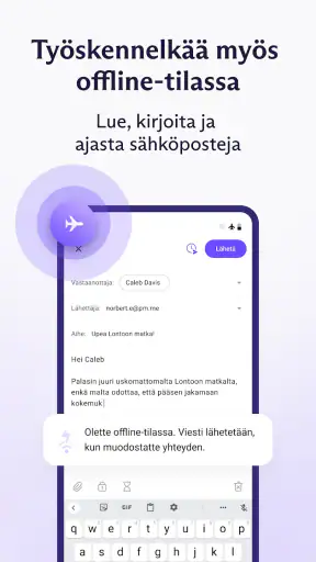 Proton Mail salattu sähköposti screenshot