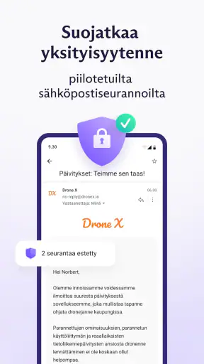 Proton Mail salattu sähköposti screenshot