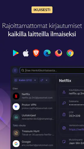 Proton Pass: Salasananhallinta screenshot