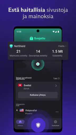 Proton VPN: Nopea ja varma screenshot