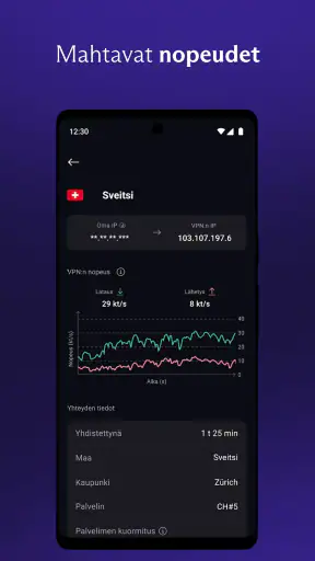 Proton VPN: Nopea ja varma screenshot
