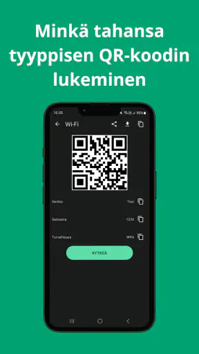 QR-koodin lukija (suomi) screenshot