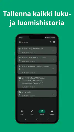 QR-koodin lukija (suomi) screenshot