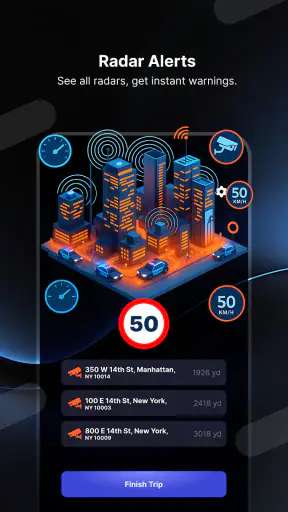 Radar Go-X: HUD, GPS, Kartat screenshot