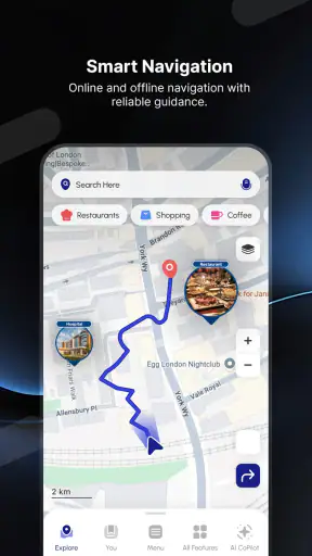 Radar Go-X: HUD, GPS, Kartat screenshot