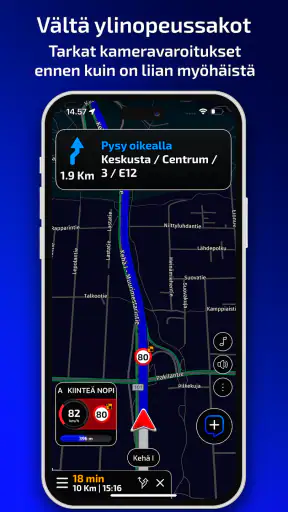 Radarbot: Tutkanpaljastin GPS screenshot