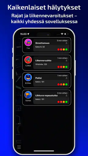 Radarbot: Tutkanpaljastin GPS screenshot