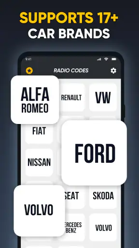 Radio Code Generator for Cars screenshot