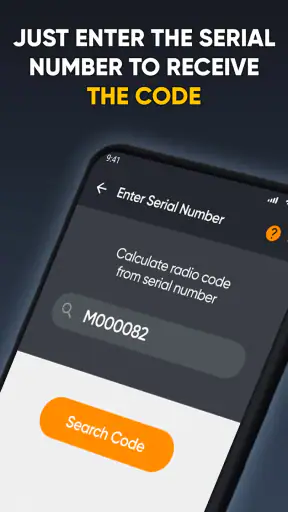 Radio Code Generator for Cars screenshot