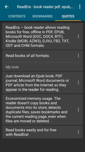 ReadEra kirjan lukija pdf epub screenshot