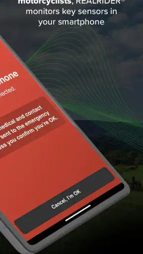 REALRIDER® Crash Detection screenshot