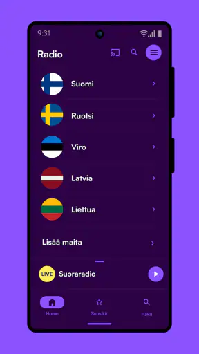 Replaio: Nettiradio Suomi FM screenshot