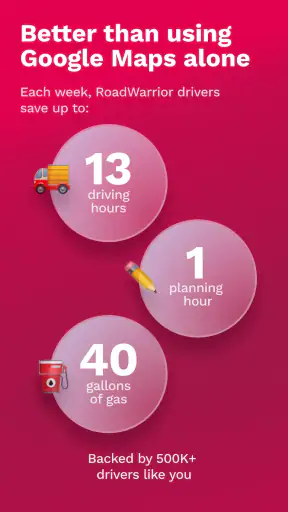 RoadWarrior Route Planner screenshot