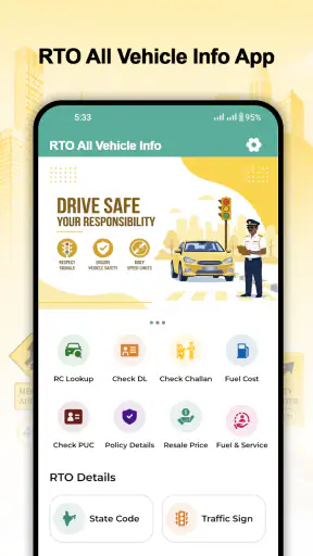 RTO All Vehicle & Challan Info screenshot