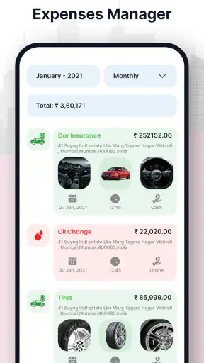RTO Vehicle Information screenshot