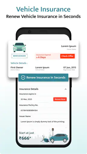 RTO Vehicle Information App screenshot