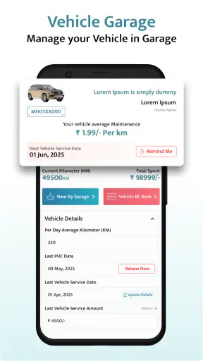 RTO Vehicle Information App screenshot