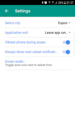 Rukousajat Perus screenshot