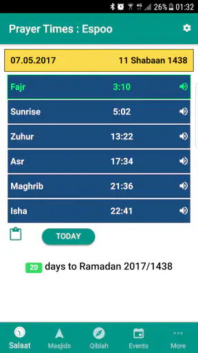 Rukousajat Perus screenshot