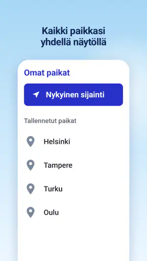 Sää & sadetutka - 14 päivän screenshot