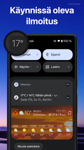 Sää & Widget - Weawow screenshot