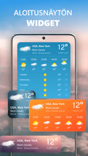 Sääennuste ja widget screenshot
