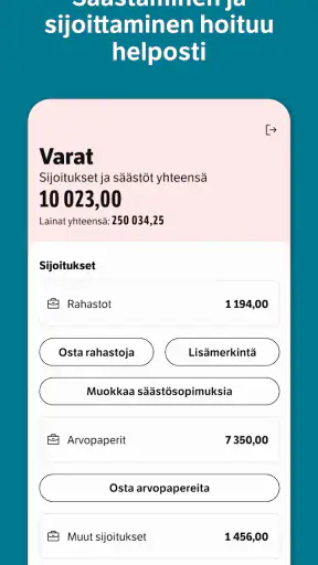 Säästöpankki Mobiili screenshot