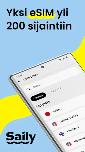 Saily eSIM – käytä internetiä screenshot