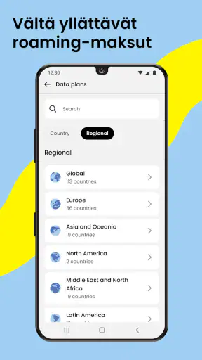 Saily eSIM – käytä internetiä screenshot