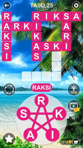 Sana Rajat :  Ristisanatehtävä screenshot