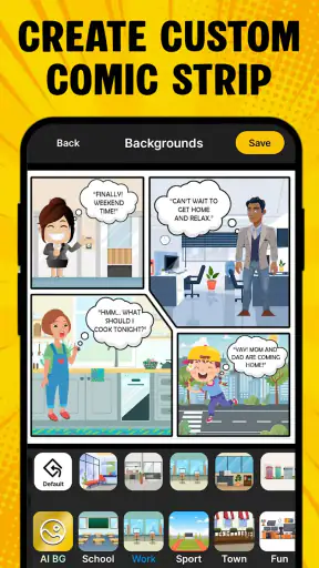 Sarjakuva sarjakuva Maker screenshot