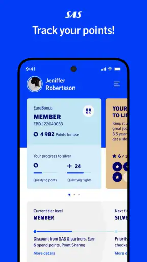 SAS – Scandinavian Airlines screenshot