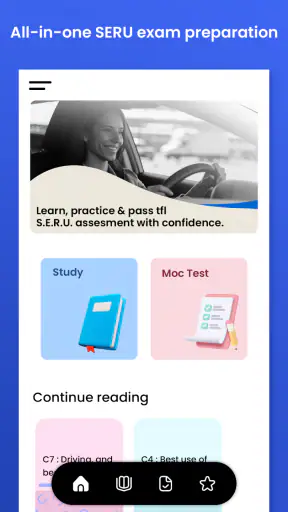 SERU mock test, theory, MCQ screenshot