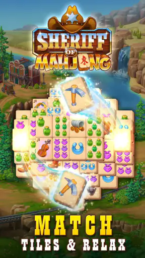 Sheriff of Mahjong: Tile Match screenshot