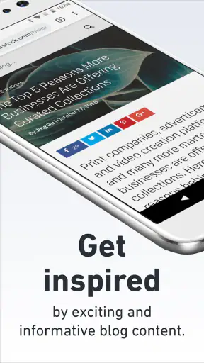 Shutterstock – kuvat ja videot screenshot