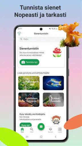 Sienitunniste screenshot