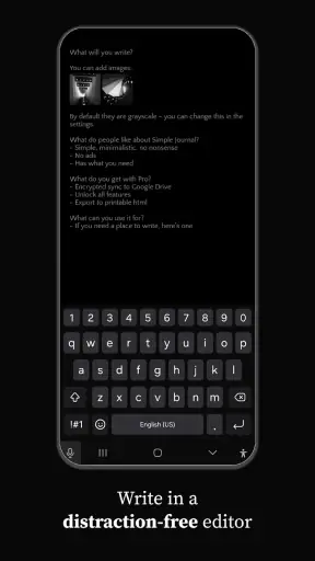 Simple Journal - Private Notes screenshot