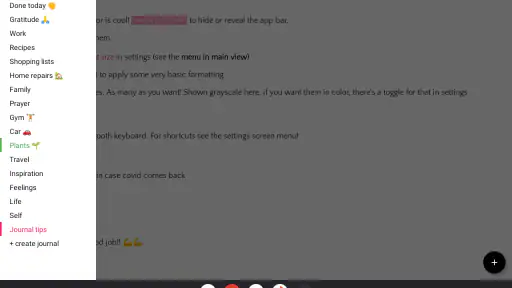 Simple Journal - Private Notes screenshot