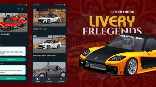 Skin FRLegends Livery Mod screenshot