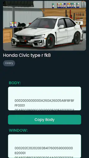 Skin FRLegends Livery Mod screenshot