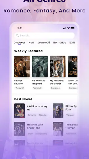 SnackFic - Stories & Novels screenshot