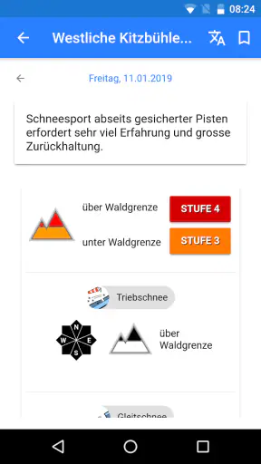 SnowSafe - Lawinen-App screenshot