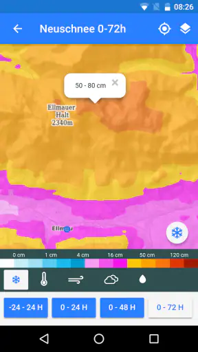 SnowSafe - Lawinen-App screenshot