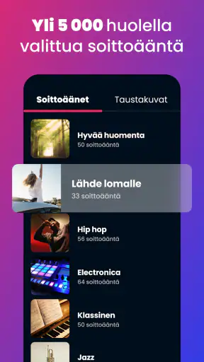 Soittoäänet Android: Musiikki screenshot